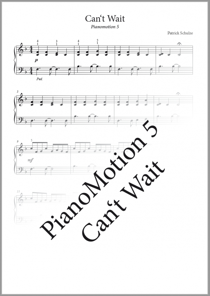 Bild 1 von PianoMotion 5 - Can't Wait