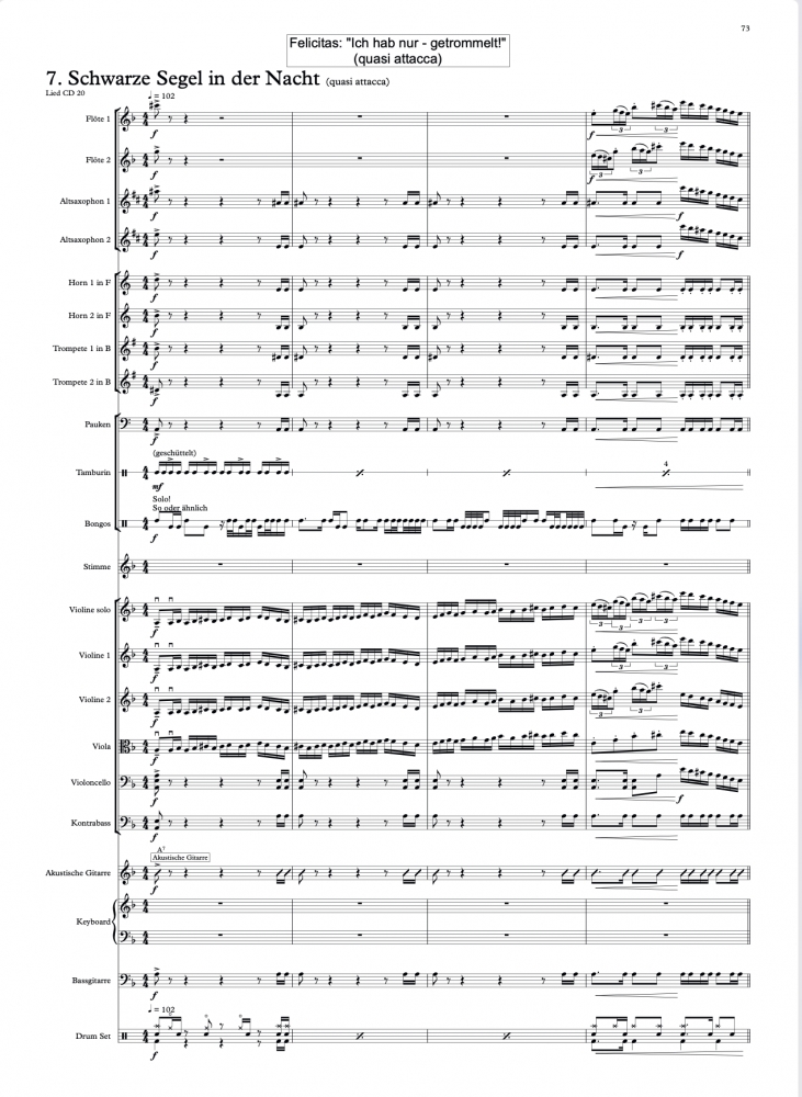Bild 1 von Felicitas Kunterbunt - Notenpaket für Orchester